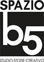 Spaziob5 black and white logo
